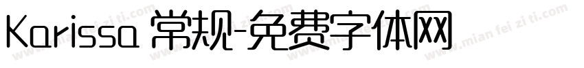 Karissa 常规字体转换